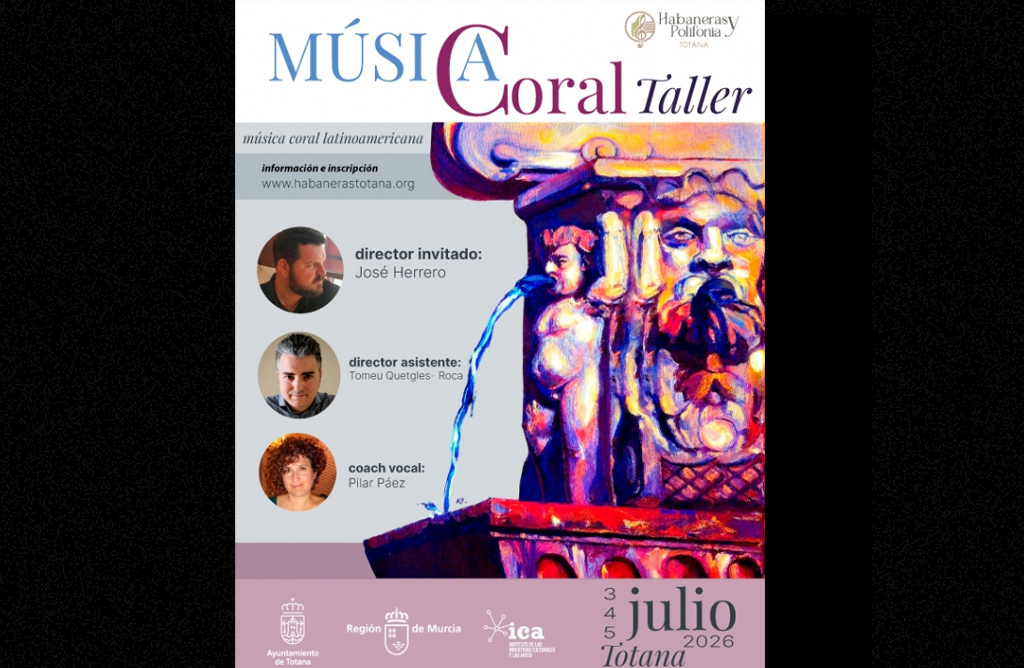 Totana acoge este fin de semana un Taller Coral dedicado a la m�sica coral latinoamericana 